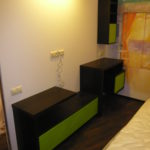Мебель в гостиную из тонированного Шпона Дуба на заказ - фото