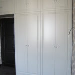 Шкафы МДФ распашные с антресольными фасадами - фото